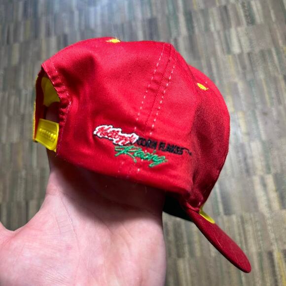 Vintage Terry Labonte NASCAR Racing Hat Red Yellow Embroidered SnapBack Cap - Picture 3 of 6